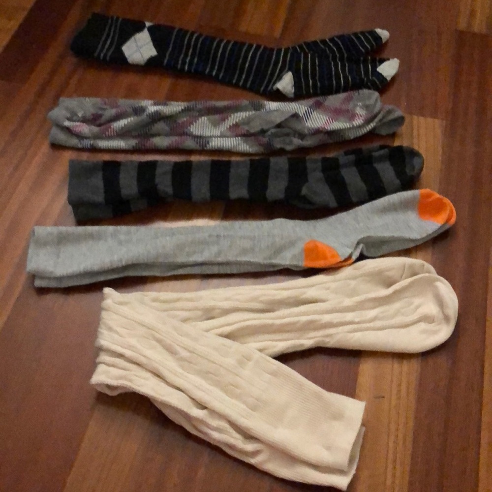 Boot socks 2 pairs  worn once